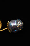 Rainbow Quartz Single Rose Flower Crystal Carving