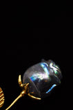 Rainbow Quartz Single Rose Flower Crystal Carving