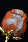 Red Jasper Single Rose Flower Crystal Carving