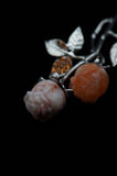 Peach Calcite Double Rose Flower Crystal Carving