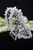 Rose Quartz Crystal Hair Clip