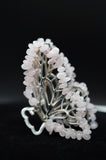 Rose Quartz Crystal Hair Clip