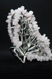 Rose Quartz Crystal Hair Clip