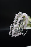 Rose Quartz Crystal Hair Clip