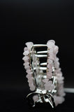 Rose Quartz Crystal Hair Clip