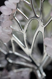 Rose Quartz Crystal Hair Clip