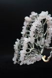 Rose Quartz Crystal Hair Clip