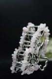 Rose Quartz Crystal Hair Clip