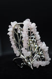 Rose Quartz Crystal Hair Clip