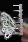 Rose Quartz Crystal Hair Clip