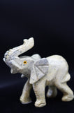 Elephant Serpentine Crystal Carving