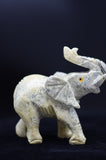 Elephant Serpentine Crystal Carving