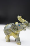 Elephant Serpentine Crystal Carving