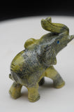 Elephant Serpentine Crystal Carving