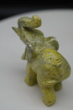 Elephant Serpentine Crystal Carving