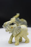 Elephant Serpentine Crystal Carving