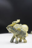 Elephant Serpentine Crystal Carving