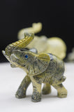 Elephant Serpentine Crystal Carving