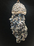 Bismuth Crystal Jellyfish Necklace