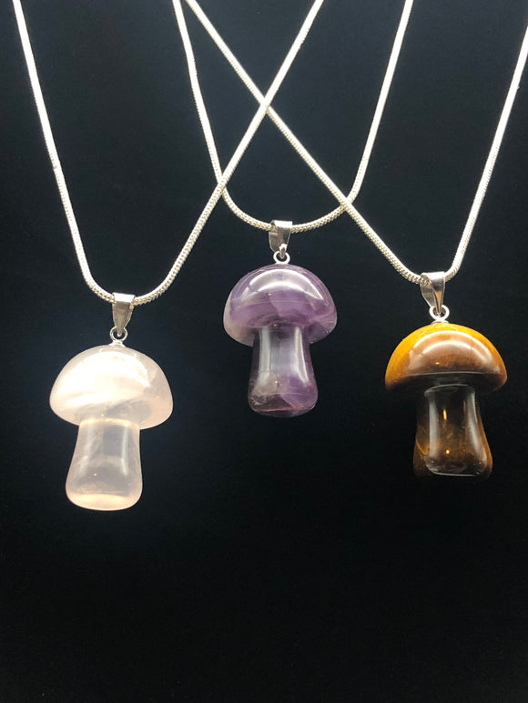 Fungi Crystal Necklace