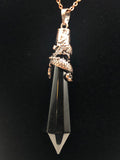 Dragon Crystal Point Necklace