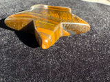 Druzy Agate Tiger's Quartz Crystal Star and Moon Carvings