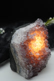 Amethyst Crystal Cluster Lamp