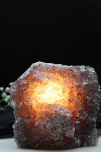 Amethyst Crystal Cluster Lamp