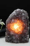 Amethyst Crystal Cluster Lamp