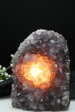 Amethyst Crystal Cluster Lamp