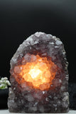 Amethyst Crystal Cluster Lamp