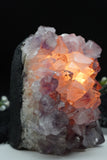 Amethyst Crystal Cluster Lamp