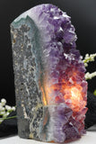 Polished Amethyst Crystal Cluster Lamps (several options)