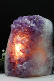Polished Amethyst Crystal Cluster Lamps (several options)