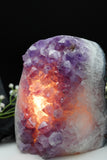 Polished Amethyst Crystal Cluster Lamps (several options)