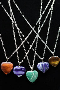 Crystal Heart Pendant Necklace
