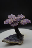 Ametrine Amethyst Geode Crystal Tree of Life Sculpture