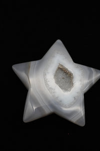 Druzy Agate Crystal Star