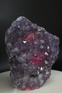 Amethyst Crystal Cluster Lamp