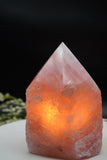 Rose Quartz Crystal Lamps