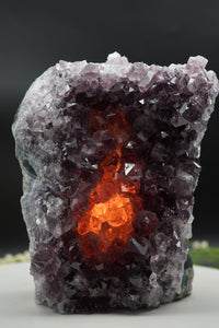 Amethyst Crystal Cluster Lamp