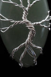 Oval Tree of Life Wire Wrapped Crystal Gemstone Pendant Necklace (Various Options)
