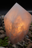 ROSE QUARTZ CRYSTAL LAMP