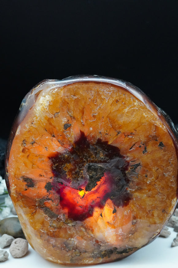 Natural Agate Crystal Lamps