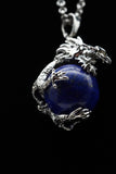 Whole Dragon Crystal Sphere with Necklace (Various Options)