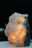 Milky Quartz Cluster and Clear Quartz Crystal Lamps (several options)