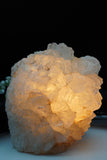 Milky Quartz Cluster and Clear Quartz Crystal Lamps (several options)