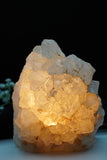 Milky Quartz Cluster and Clear Quartz Crystal Lamps (several options)