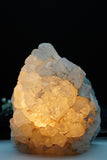 Milky Quartz Cluster and Clear Quartz Crystal Lamps (several options)