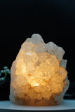 Milky Quartz Cluster and Clear Quartz Crystal Lamps (several options)
